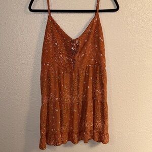 Aeropostale Terracotta Floral Camisole